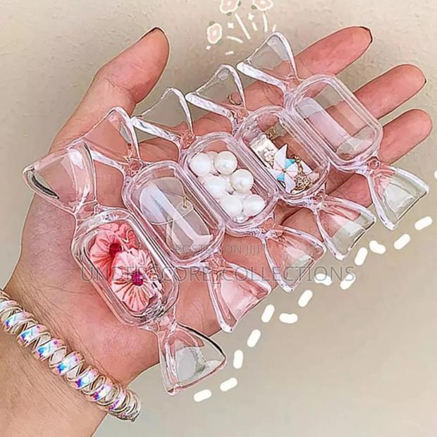 5 Pieces Candy Shape Transparent Make Up Storage Box - thumbnail 4