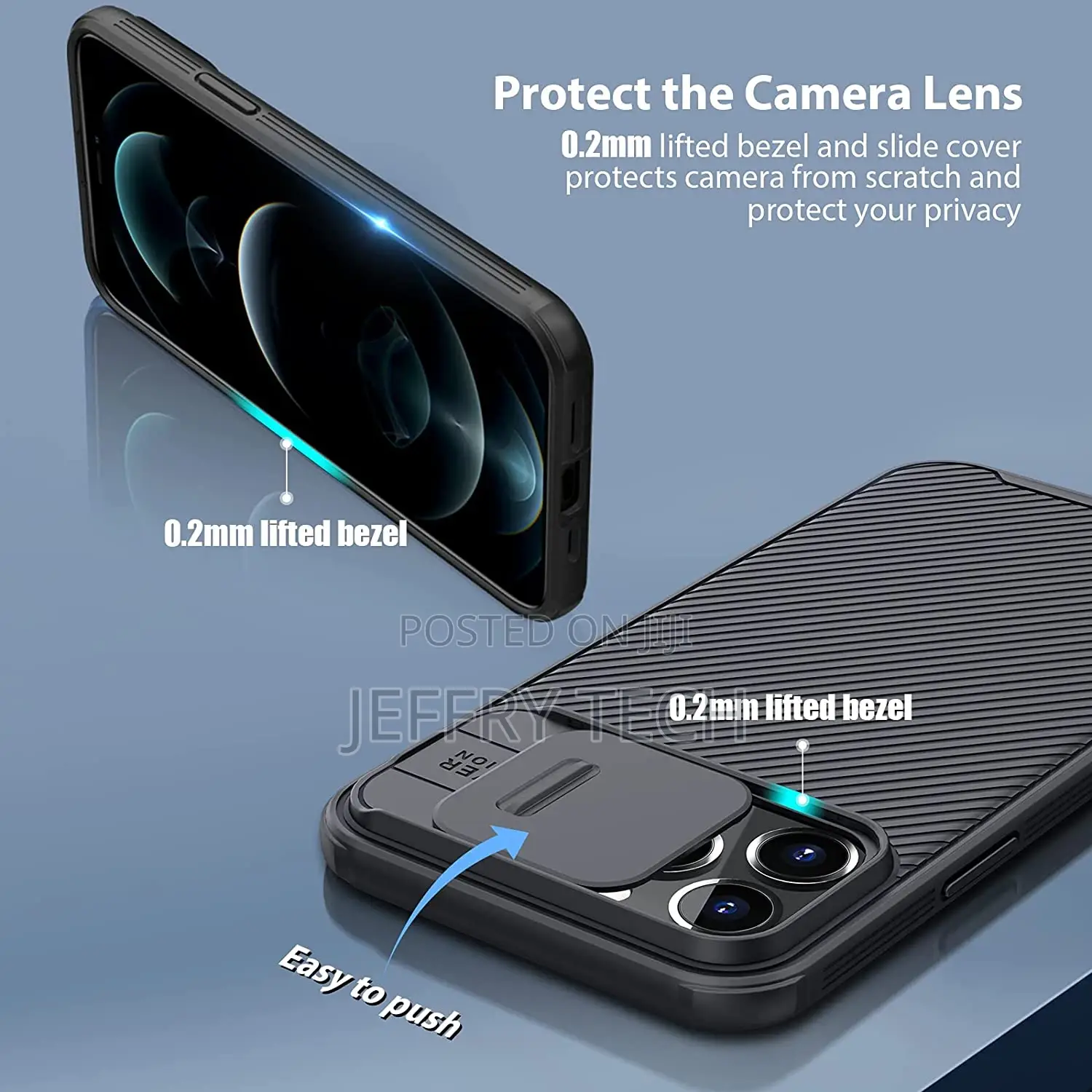 Nillkin Compatible for iPhone 13 Pro Max Case, Camshield Pro