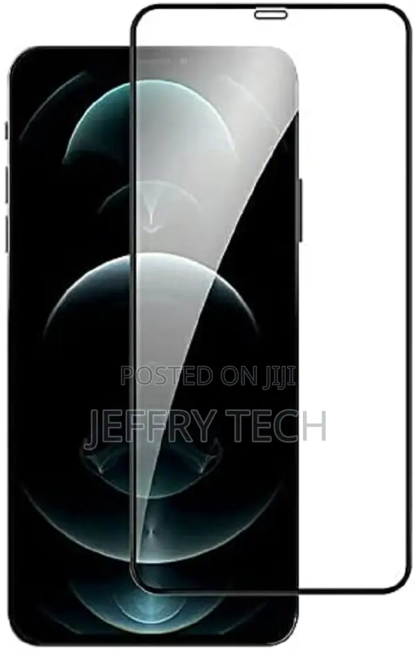 Tempered Glass Screen With Filter iPhone 13 Pro Max (Black)
