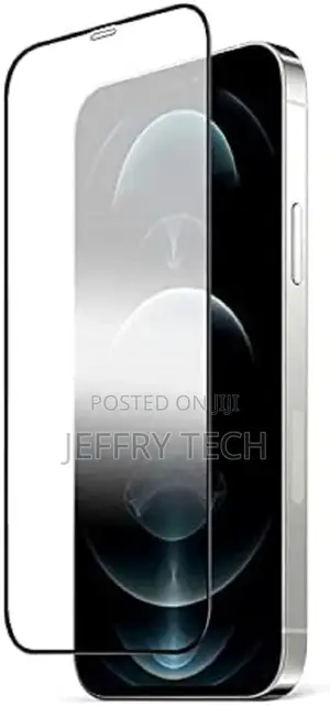 Tempered Glass Screen With Filter iPhone 13 Pro Max (Black)