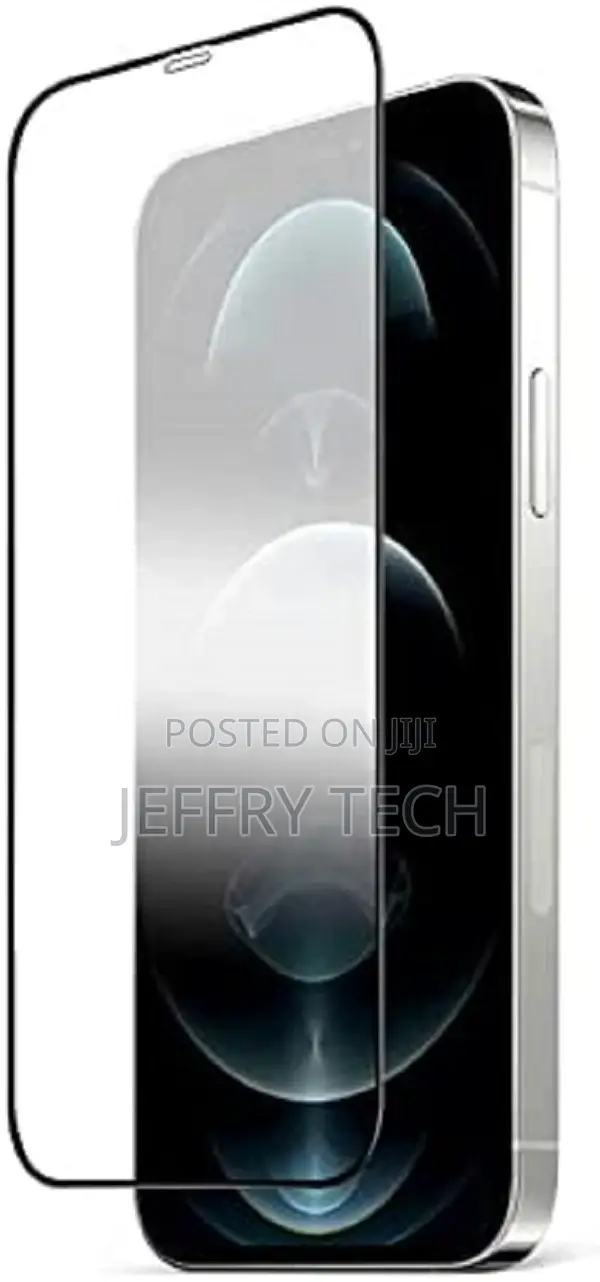 Tempered Glass Screen With Filter iPhone 13 Pro Max (Black)