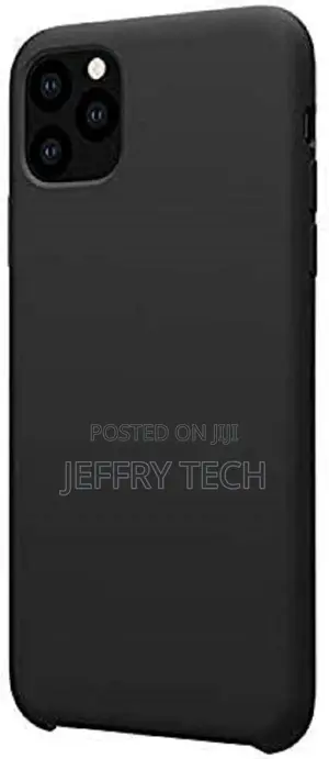 iPhone 11 Silicone Case Back Cover - Black