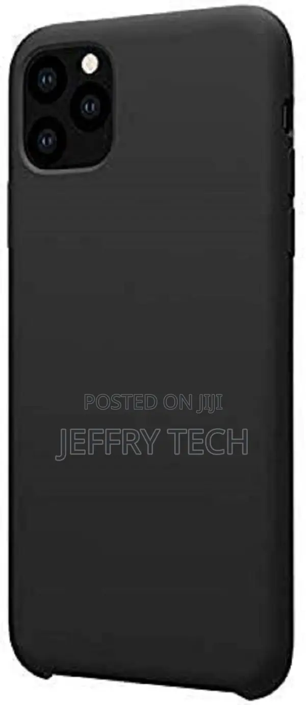 iPhone 11 Silicone Case Back Cover - Black