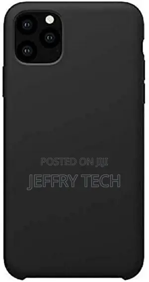 iPhone 11 Silicone Case Back Cover - Black