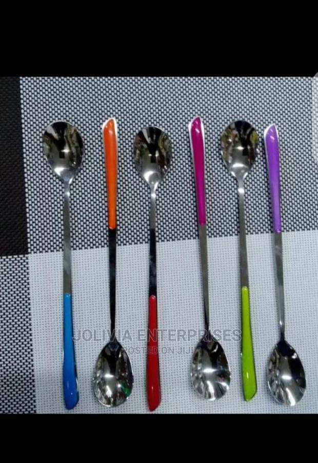 Coloured Long Teaspoon - main view
