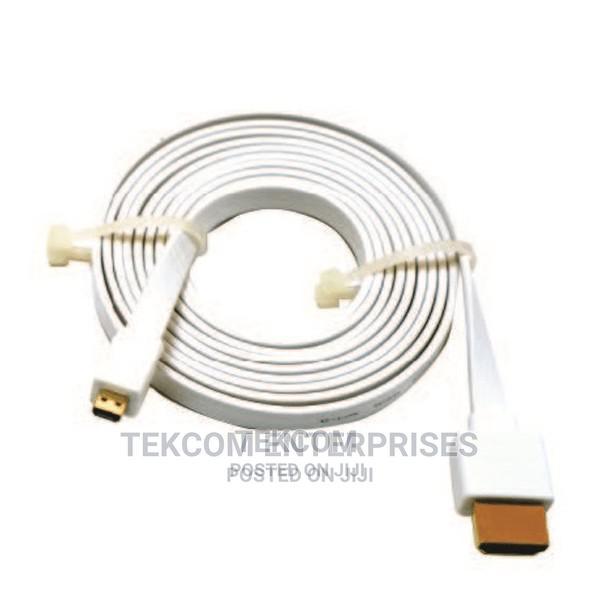 D-Link HDMI to Micro HDMI 1.8 Meter Flat Cable - White