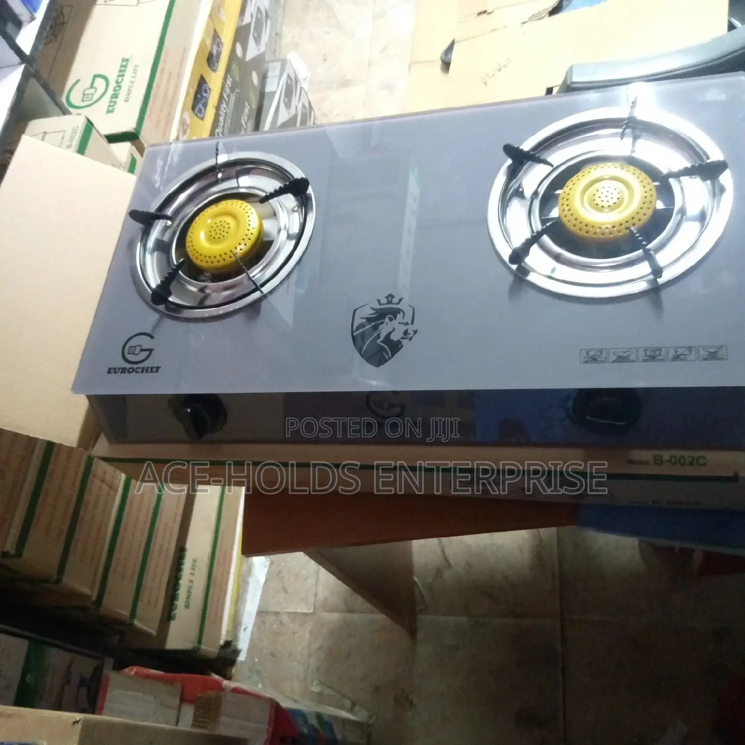Two Burner Glass Top