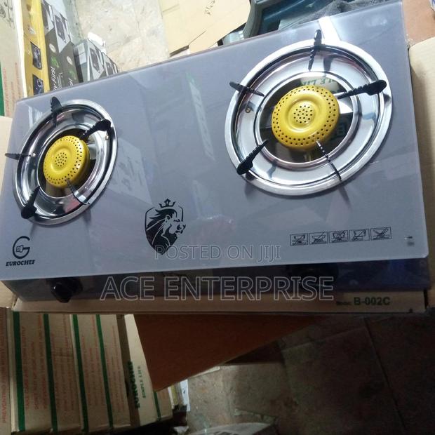 Table Top Glass Two Burner - main view