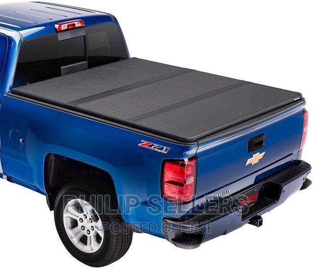 Hard Folding Truck Bed Tonneau Cover | 83445 | Fits 2014 - - thumbnail 3