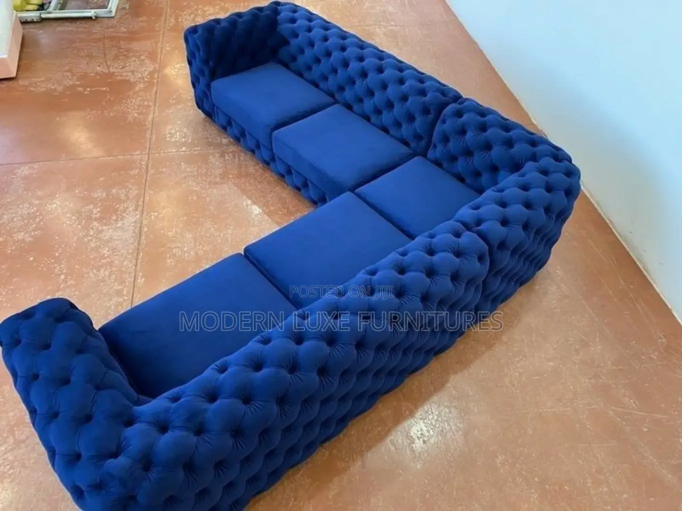 6 Seater Chesterfield Sofa