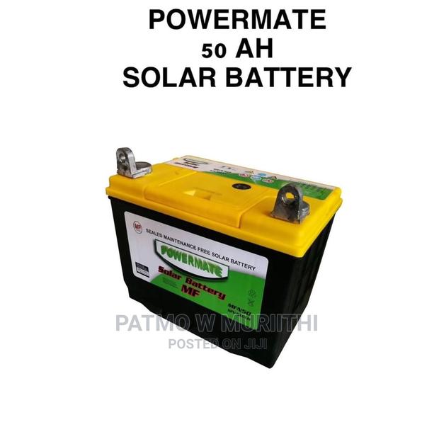 Powermate 50ah Solar Battery - main view