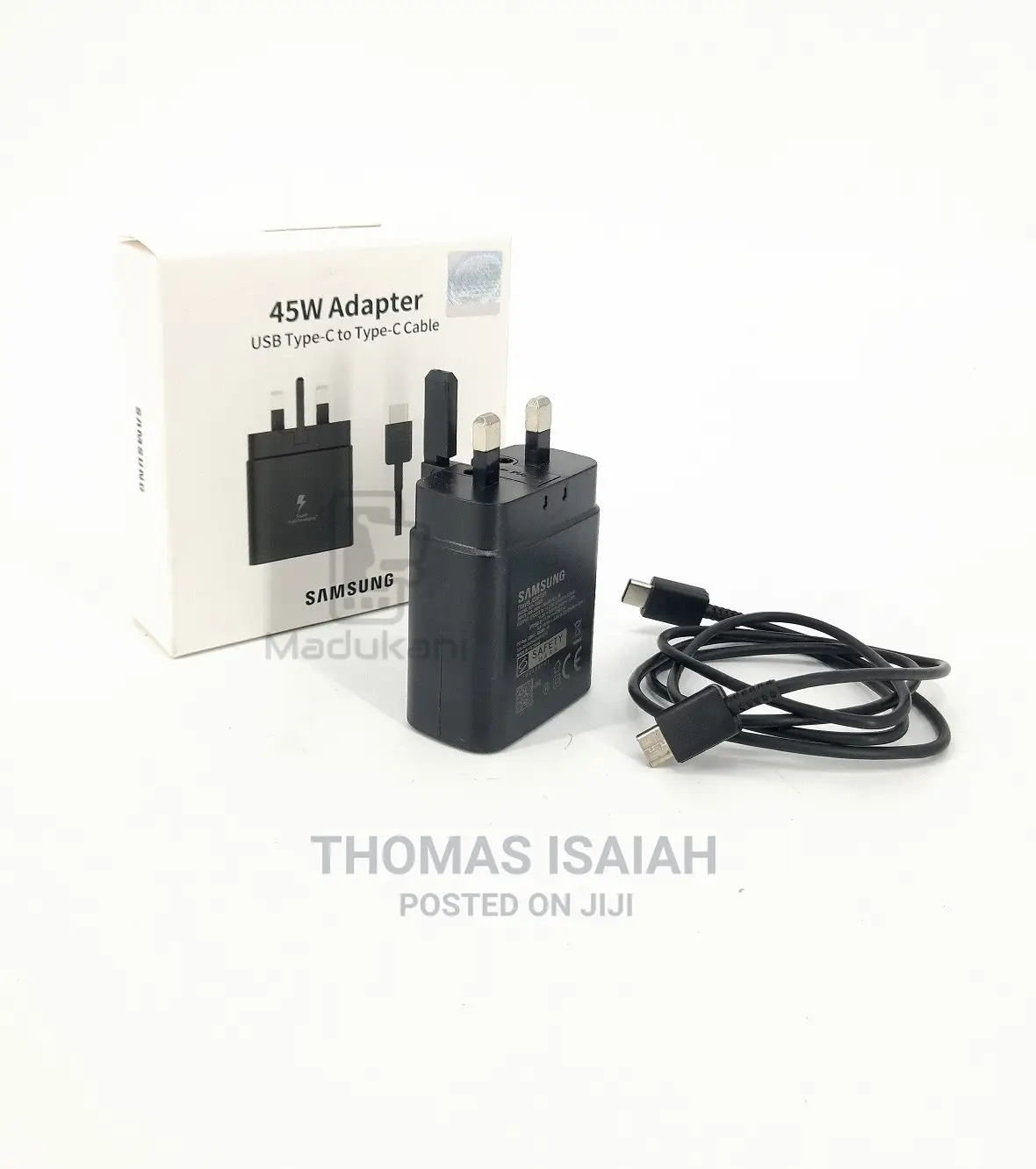 Original Samsung 45W Super Fast Charger USB Type-C to Type-C