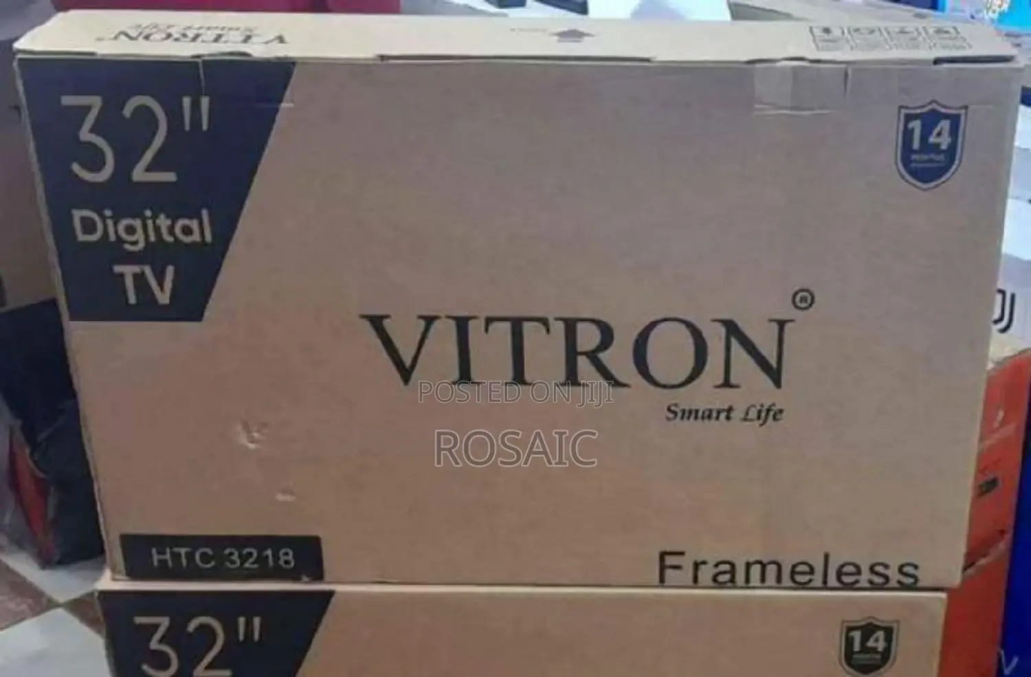 Frameless Vitron 32 Digital Tv With Inbuilt Decorder