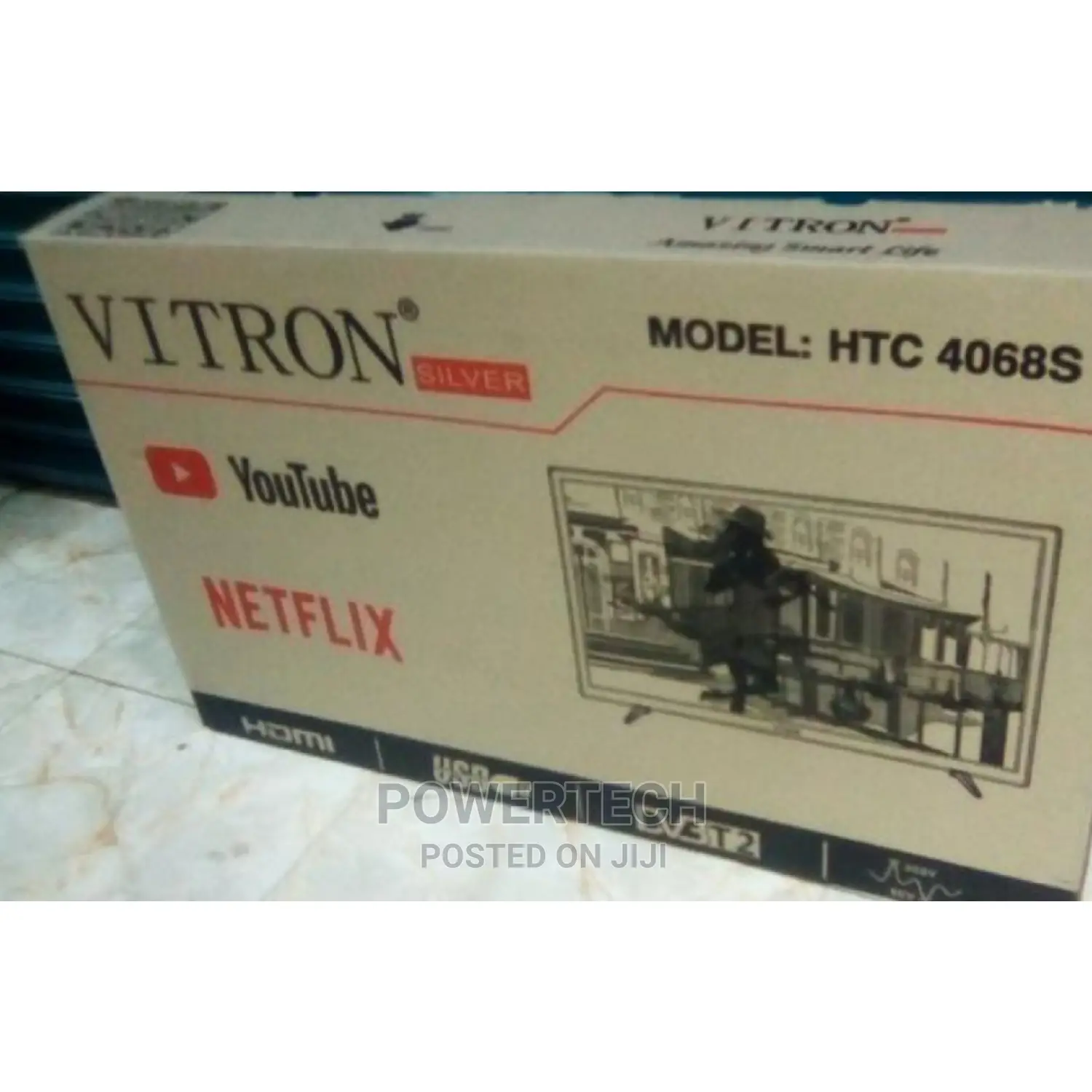 Vitron 40 Inches Smart Android Tv With Youtube and Netflix