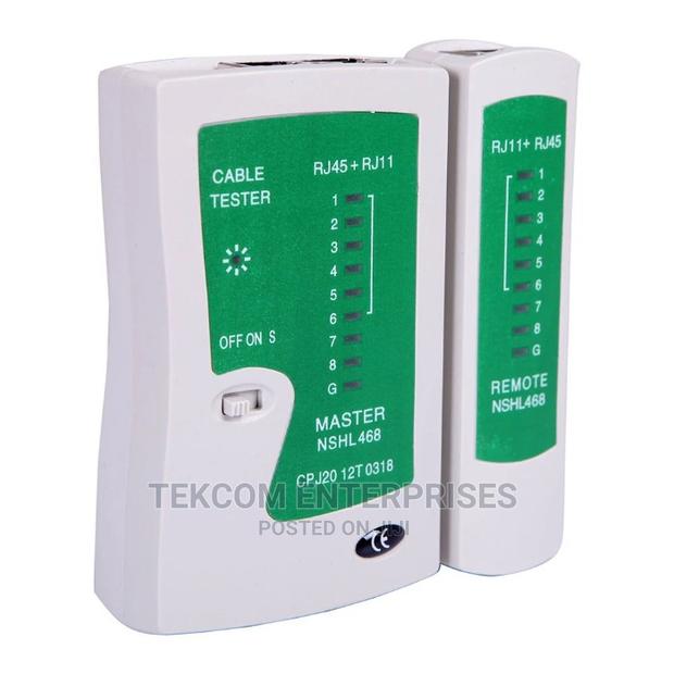Network Cable Tester - main view