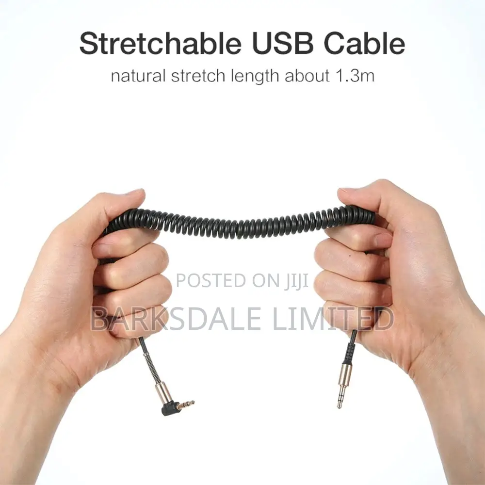Audio Cable 3.5mm Male to Male Headphone Jack 1.7m