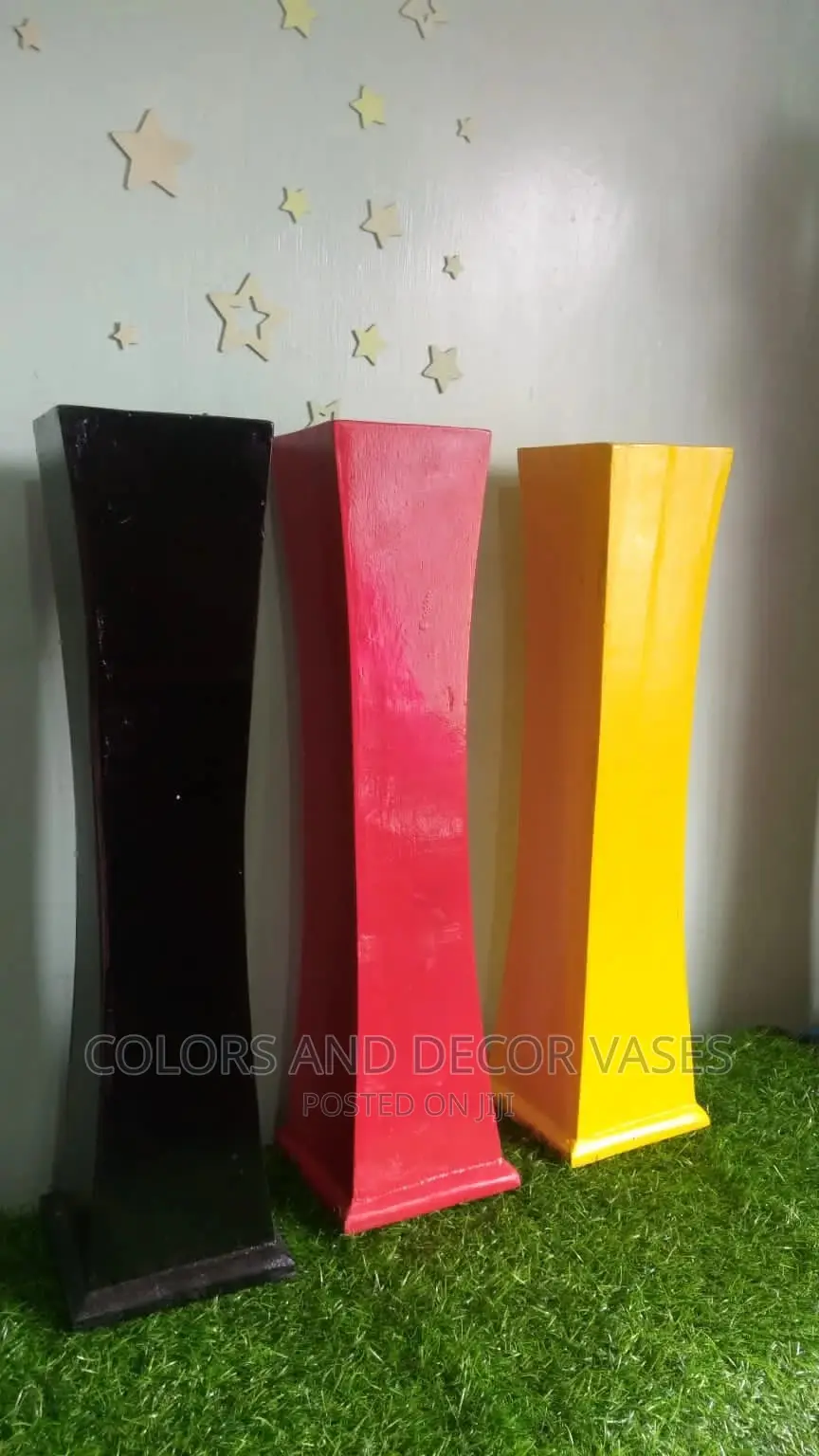 Vases 60cm Long Wooden