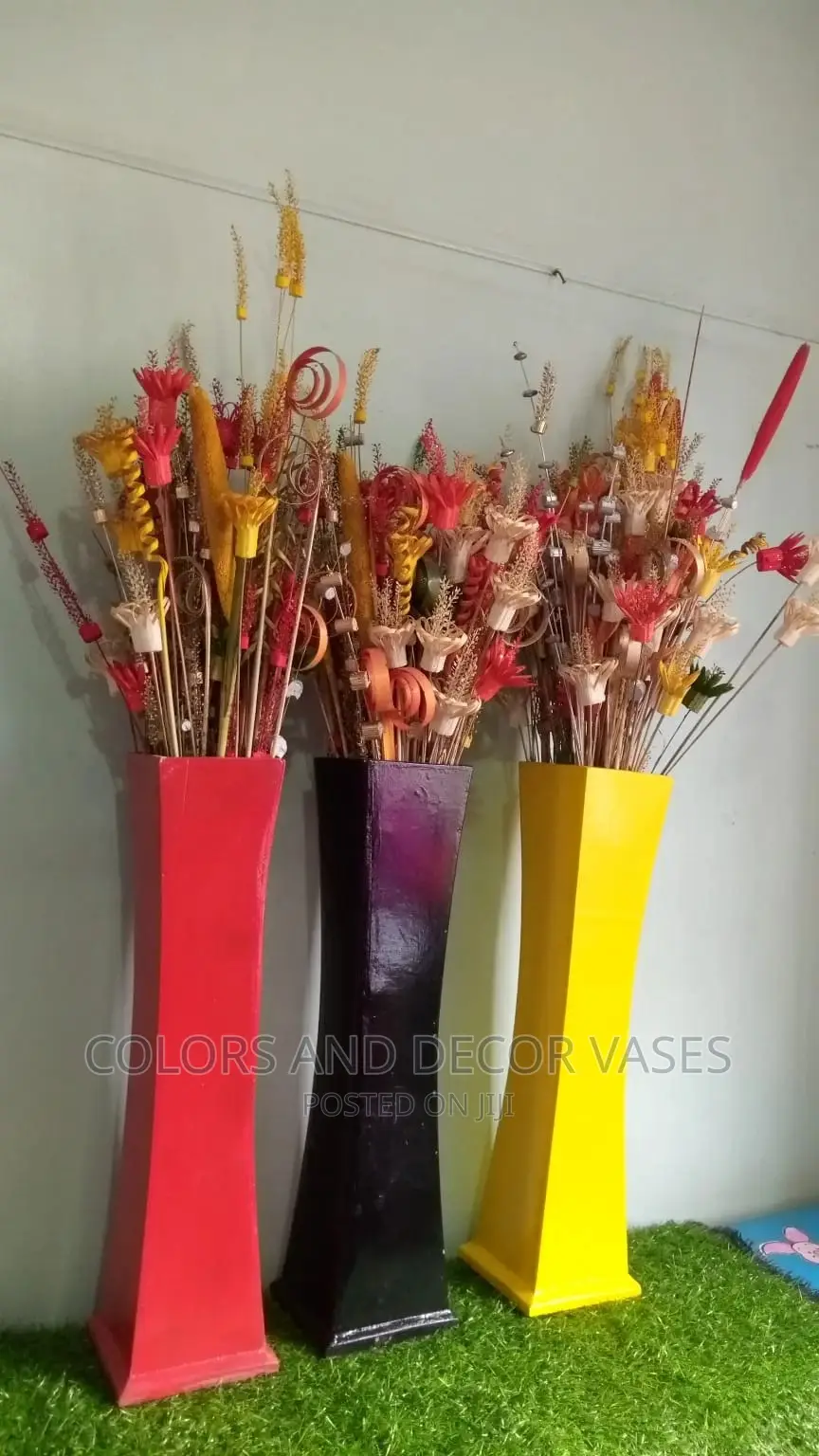 Vases 60cm Long Wooden