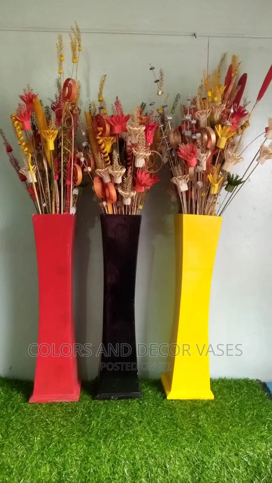 Vases 60cm Long Wooden