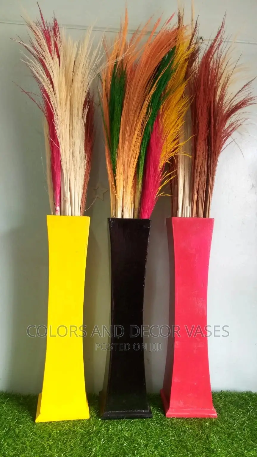 Vases 60cm Long Wooden