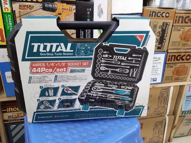 Total 44pcs 1/4" 1/2" Socket Set - thumbnail 3