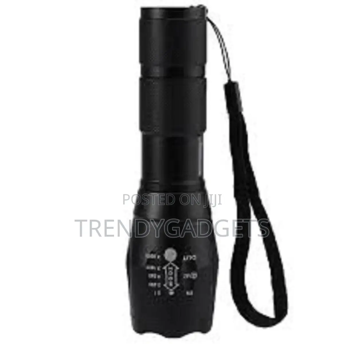 Zoomable XM-L T6 Green Light LED Flashlight Focus Torch