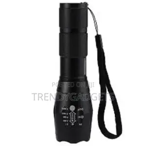 Zoomable XM-L T6 Green Light LED Flashlight Focus Torch