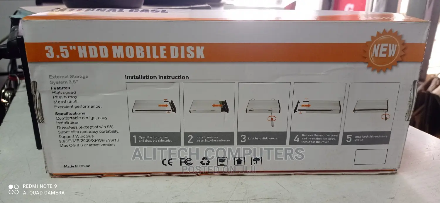 External Casing for 3.5 Desktop Hard Disk
