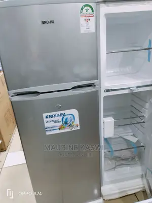 Bruhm BFD-195MD Double Door Fridge, 195L