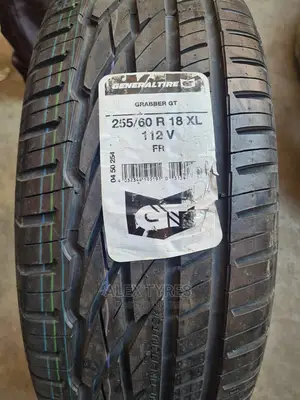 255/60r18 XL General Grabber Tyres Made in South Africa