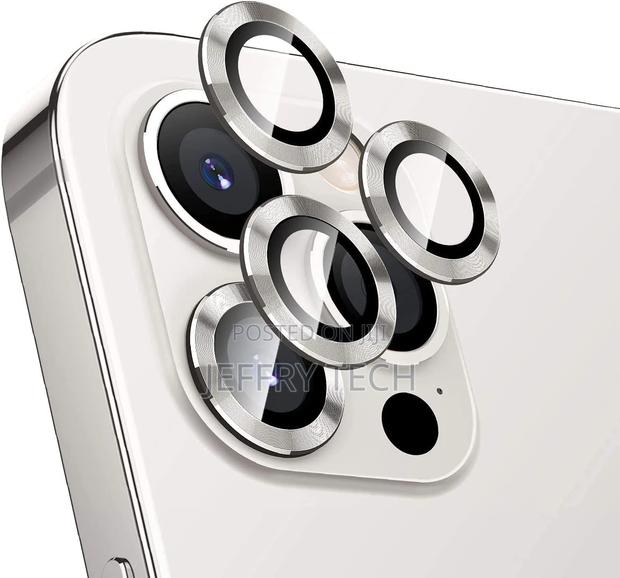 iPhone 12 Pro Max Camera Lens Protector, Silver - main view