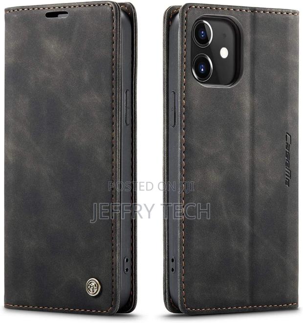 Case for iPhone 12 Pro Max, Vintage PU Leather Wallet Case C - main view
