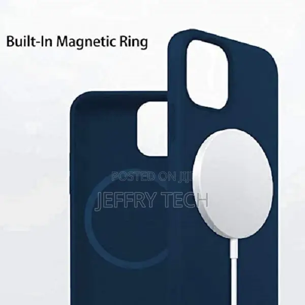 Silicone Case Magsafe Cover for Apple iPhone 12 Pro Max - Na
