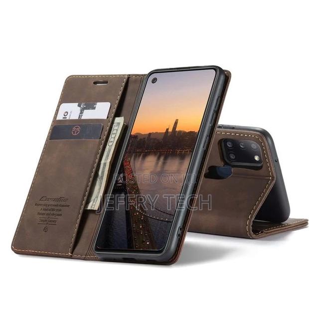 Samsung Galaxy A21S Case, Retro PU Leather A10s Inner Wallet - thumbnail 4