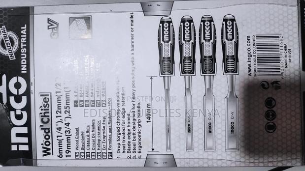 Wood Chisel Sets Ingco 4pcs (1/4" to 1" Set) Wood Chisels - thumbnail 2