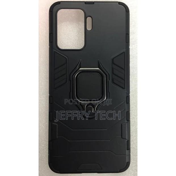 Case Rugged Shield Cover for RENO 5F -Black - main view