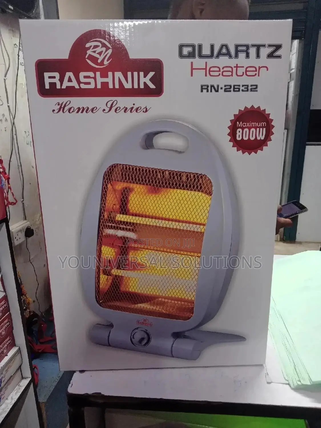 Rashnik Double Quartz Rod Room Space Heater