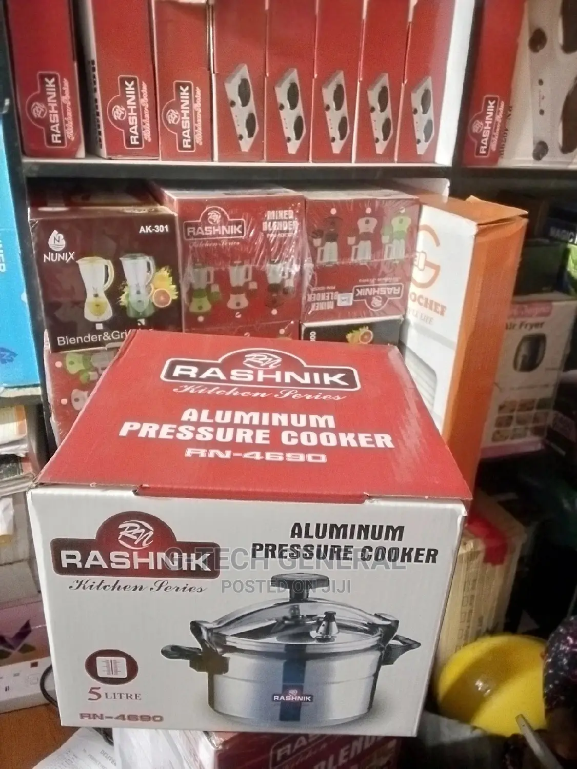 Rashnik Aluminium Pressure Cooker - Explosion Proof