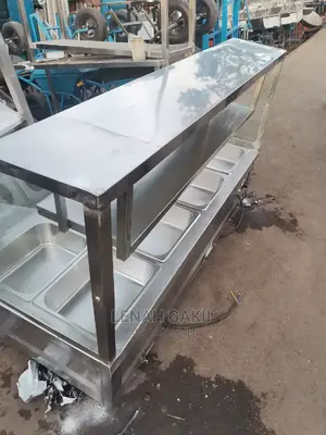 Glass Food Warmer Display