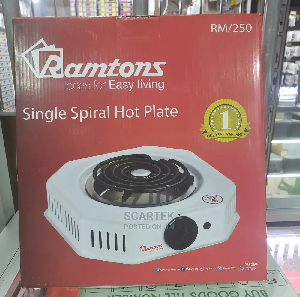 Ramtons Single Spiral Hot Plate