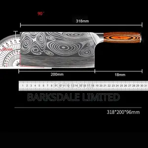 Stainless Steel Kitchen Cleaver Knife Meat Professional Chef