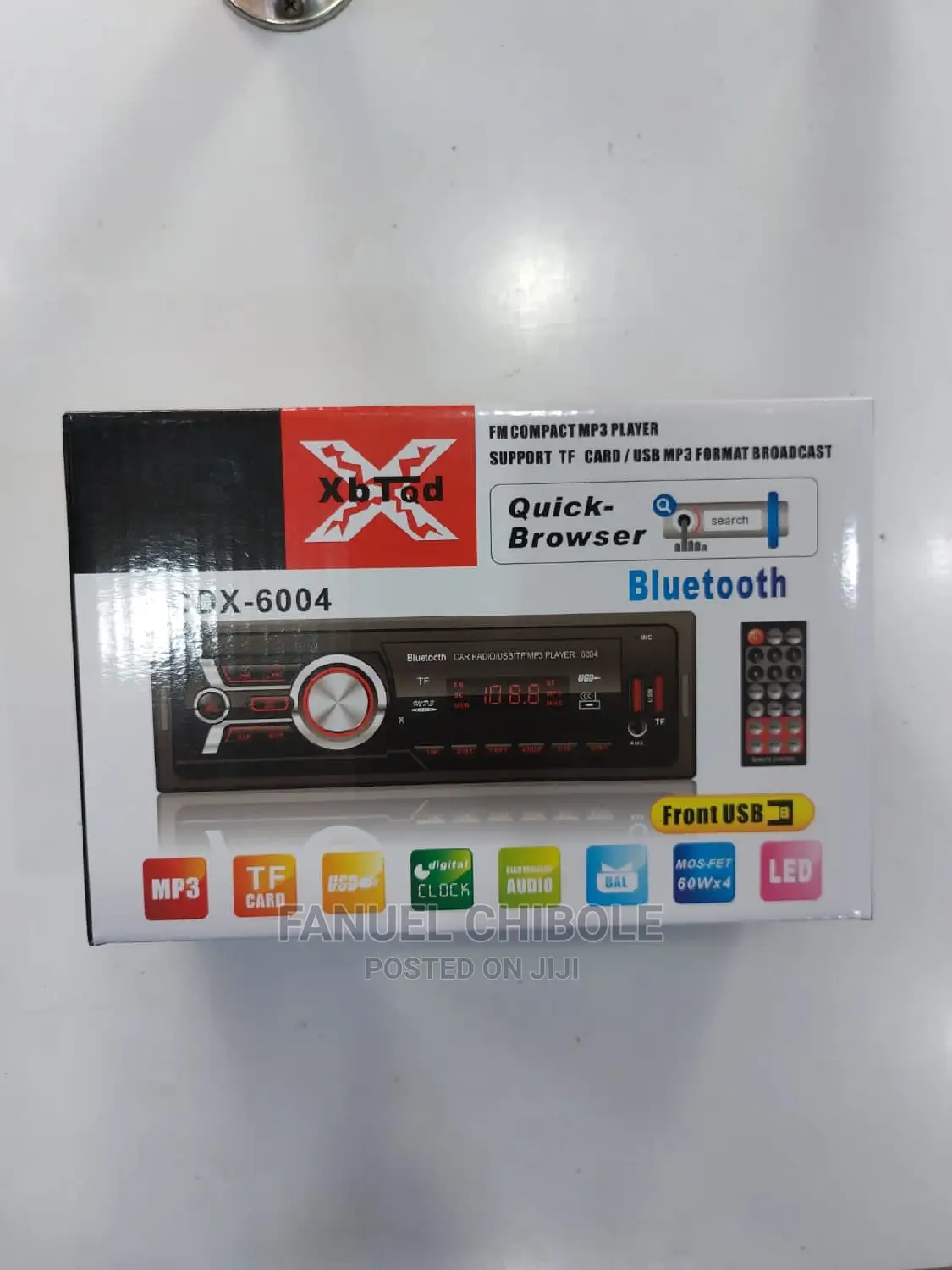 New Car Radio With Usb/Bluetooth