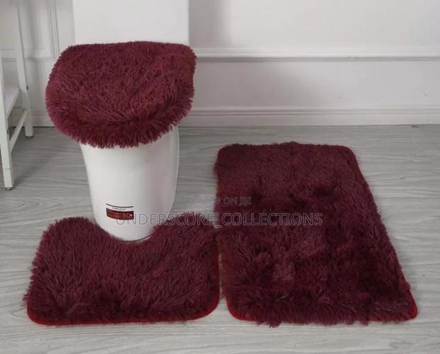 *3pc Fluffy Toilet Set* - thumbnail 3