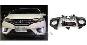 New Fog Lamps With Led Finish: For Honda Fit: Yr2014+