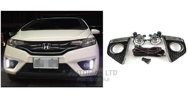 New Fog Lamps With Led Finish: For Honda Fit: Yr2014+