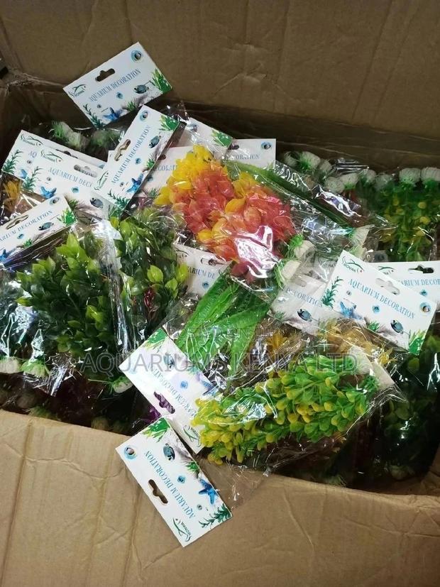 Multi Coloured Aquarium Plants in Pairs - main view