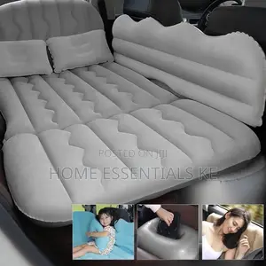 Inflatable Car Air Mattress With Electric Pump