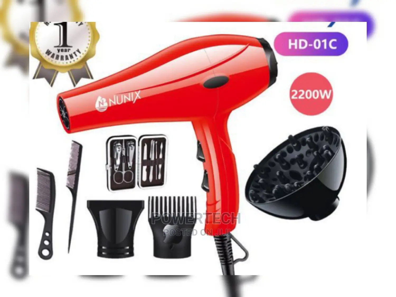 Nunix Hair Dryer Combo