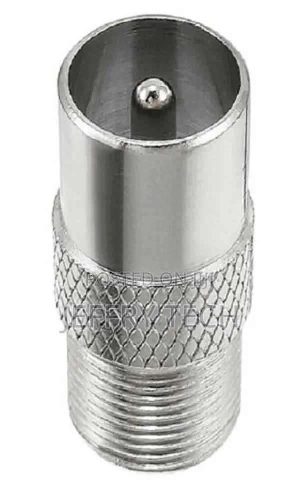 Rf Coaxial Adapter Connector, BSP F Female to Pal Male Jack,