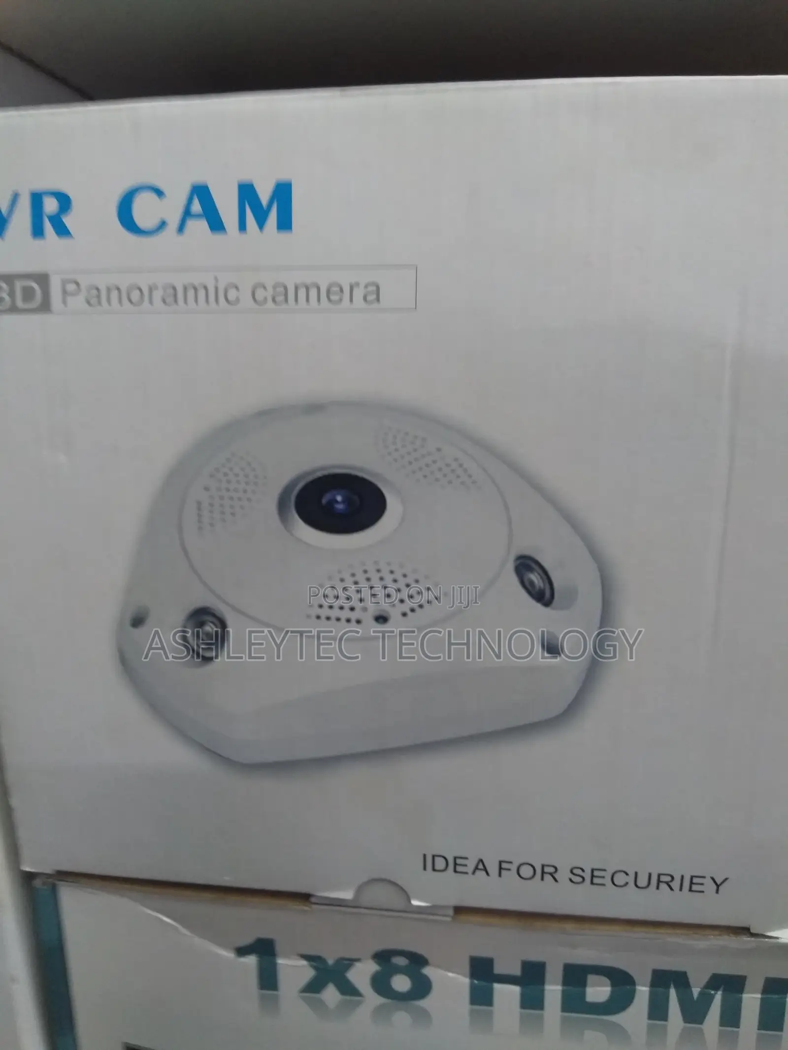 1080P Nanny Cam Night Vision Camera 360 Degree Panoramic CCTV Security